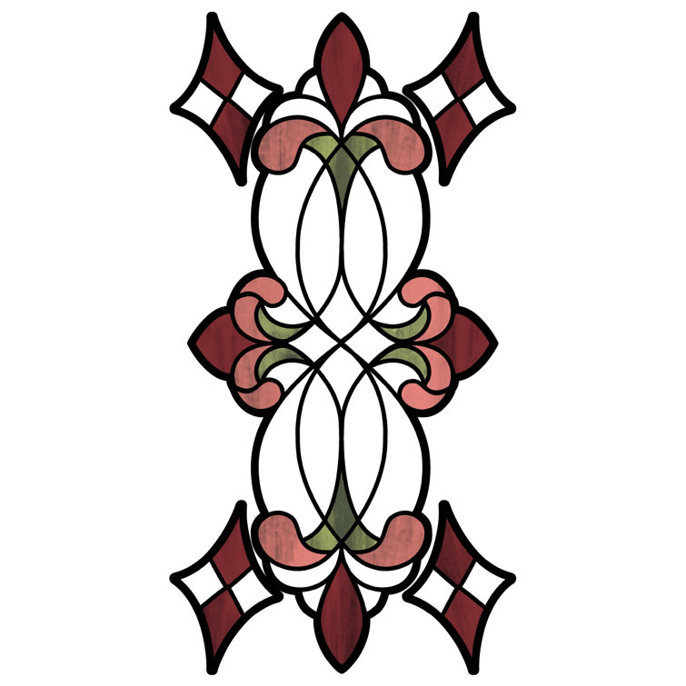 Fleur De Lis Living Stained Glass Window Decal & Reviews Wayfair.ca